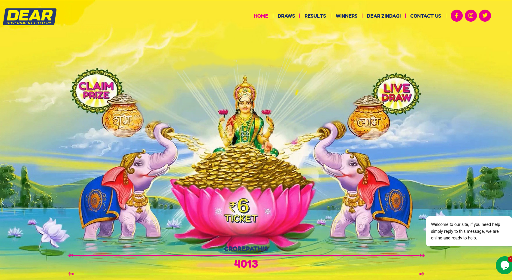 Dear Lotteries store screenshot